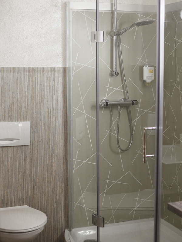 Hotel room Hotel Dresdner Hof Bathroom with shower