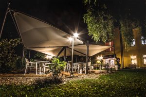 Open-air restaurant